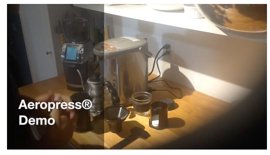 Aeropress Demo OJOE Coffee